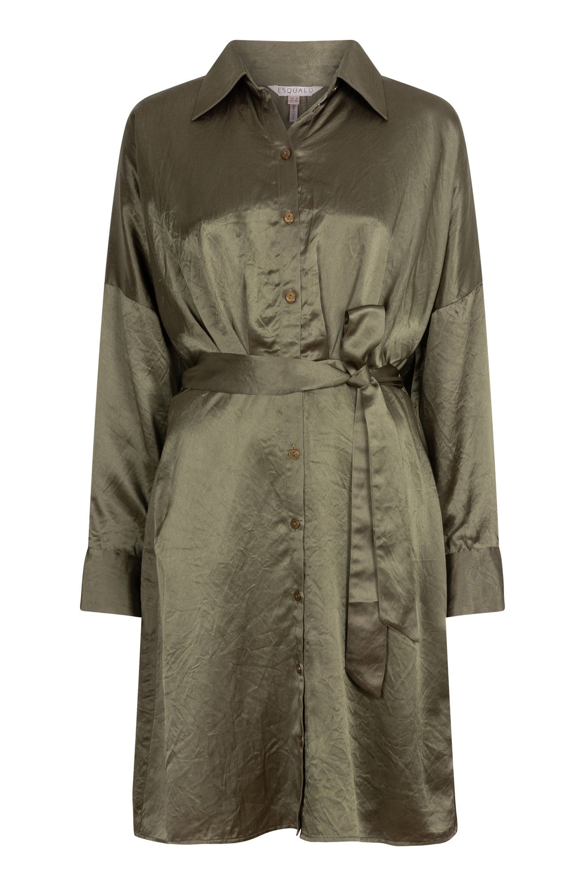 Robe pour femme par Esqualo | F2415500 Vert mousse | Boutique Vvög, vêtements mode pour homme et femme