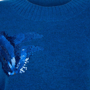 Tricot pour femme par Esqualo | F2427501 Bleu brillant | Boutique Vvög, vêtements mode pour homme et femme