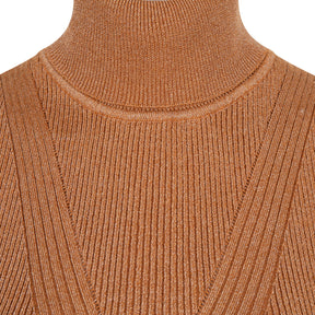 Camisole col roulé pour femme par Esqualo | F2431500 Caramel | Boutique Vvög, vêtements mode pour homme et femme