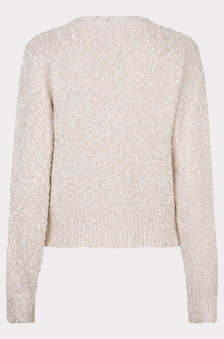 Cardigan pour femme par Esqualo | F2502538 Blanc Cassé | Boutique Vvög, vêtements mode pour homme et femme