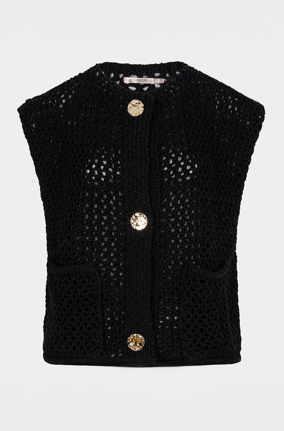 Cardigan pour femme par Esqualo | F2507501 Noir | Boutique Vvög, vêtements mode pour homme et femme