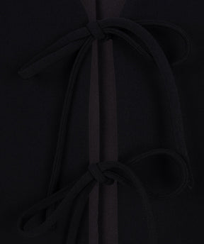 Boléro sans manche avec boucle pour femme par Esqualo | F2510504 Noir | Boutique Vvög, vêtements mode pour homme et femme