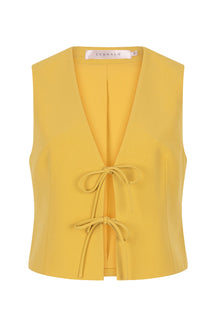 Boléro sans manche pour femme par Esqualo | F2510504 Olive Doré | Boutique Vvög, vêtements mode pour homme et femme