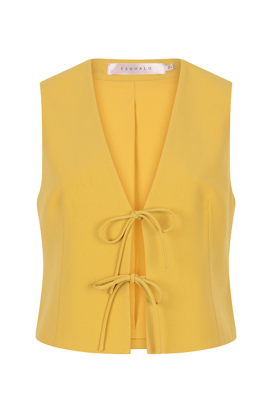 Boléro sans manche pour femme par Esqualo | F2510504 Olive Doré | Boutique Vvög, vêtements mode pour homme et femme
