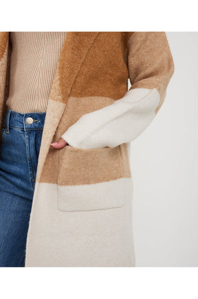 Pardessus extérieur pour femme par Esqualo | F2518507 Sable | Boutique Vvög, vêtements mode pour homme et femme
