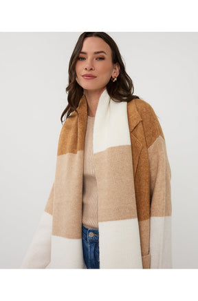 Foulard pour femme par Esqualo | F2518509 Sable | Boutique Vvög, vêtements mode pour homme et femme