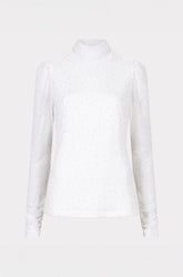 Chandail col roulé pour femme par Esqualo | F2530510 Blanc | Boutique Vvög, vêtements mode pour homme et femme