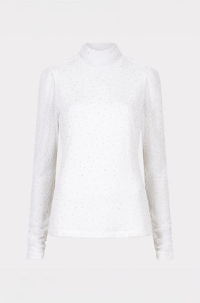 Chandail col roulé pour femme par Esqualo | F2530510 Blanc | Boutique Vvög, vêtements mode pour homme et femme