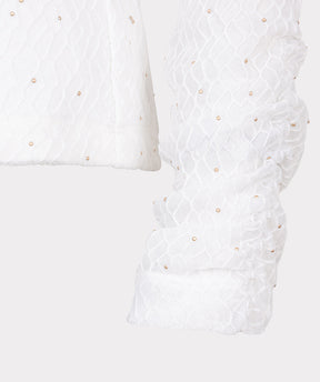 Chandail col roulé pour femme par Esqualo | F2530510 Blanc | Boutique Vvög, vêtements mode pour homme et femme