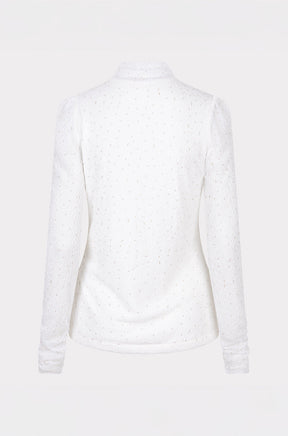 Chandail col roulé pour femme par Esqualo | F2530510 Blanc | Boutique Vvög, vêtements mode pour homme et femme