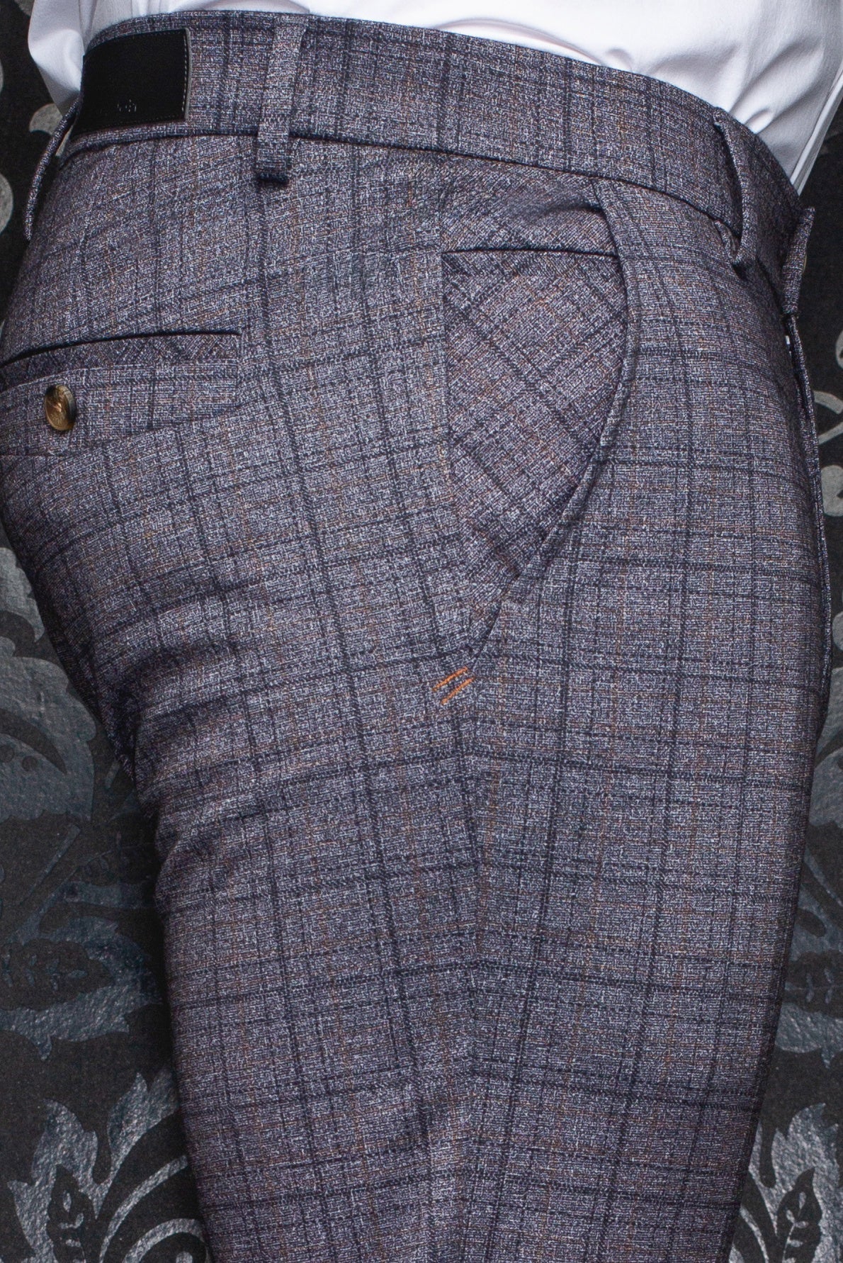 Pantalon pour homme par Au Noir | BERETTA-FIENNES Gris | Boutique Vvög, inventaire complet de la marque Au Noir