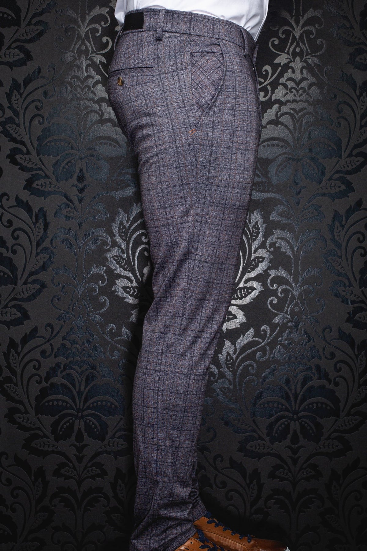Pantalon pour homme par Au Noir | BERETTA-FIENNES Gris | Boutique Vvög, inventaire complet de la marque Au Noir