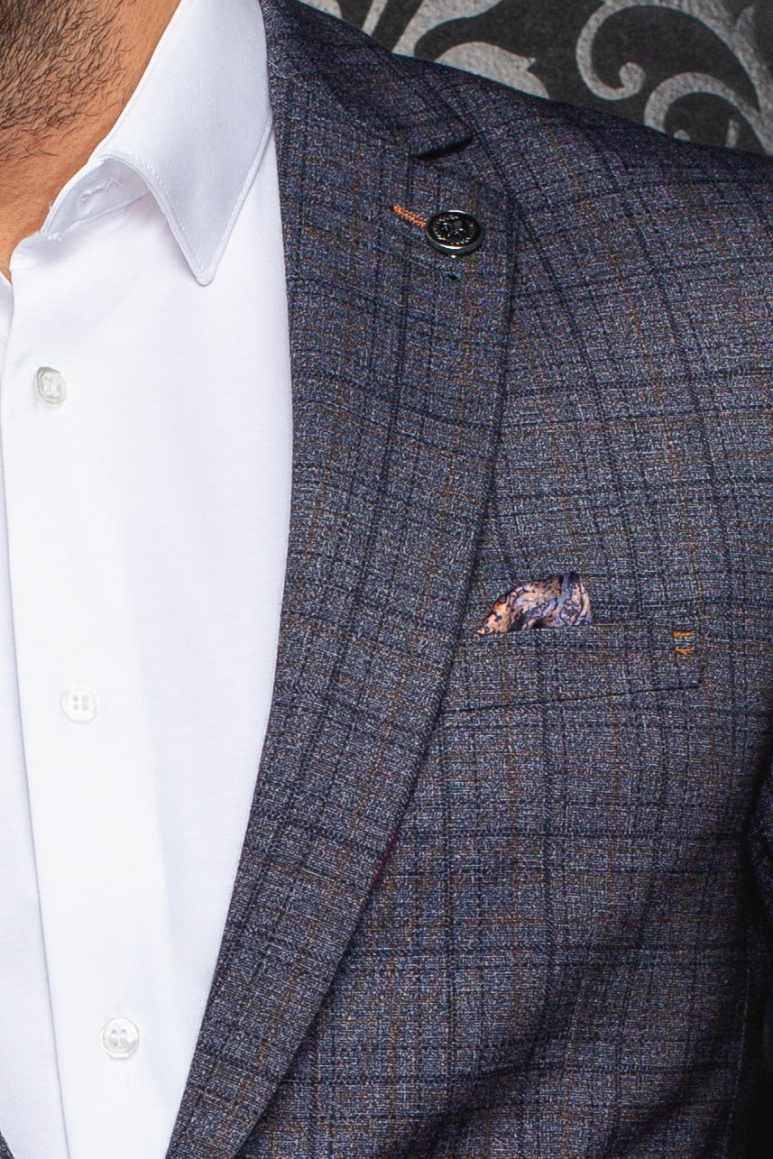 Veston pour homme par Au Noir | FIENNES Gris | Boutique Vvög, inventaire complet de la marque Au Noir