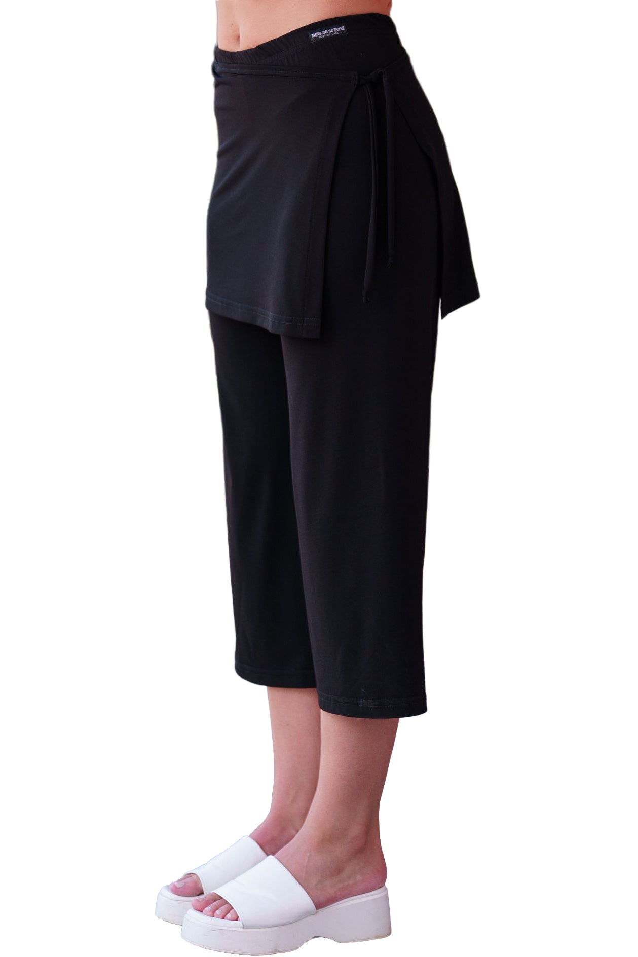 Gaucho Portefeuille ¾ pour femme par Rien ne se perd, tout se crée | Fizz Noir | Boutique Vvög, vêtements mode pour homme et femme