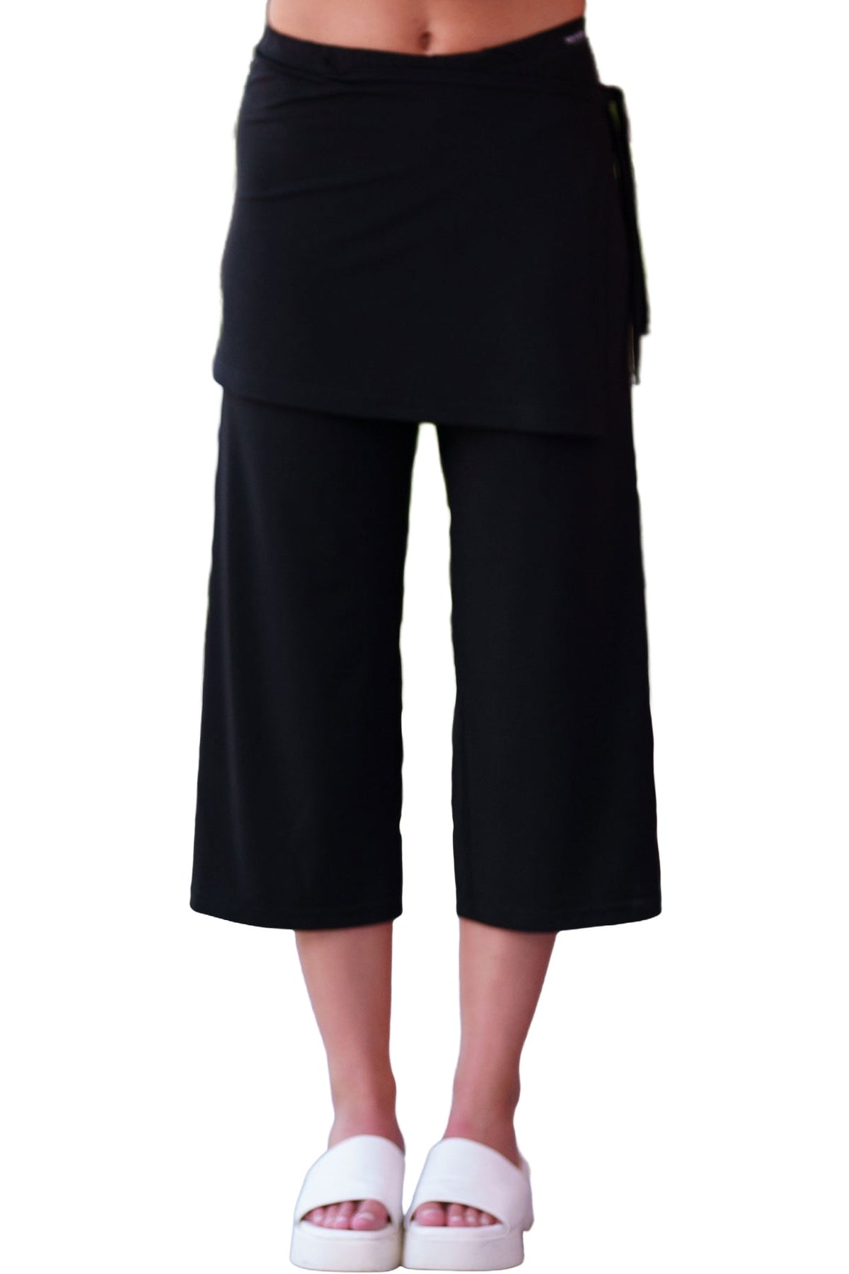 Gaucho Portefeuille ¾ pour femme par Rien ne se perd, tout se crée | Fizz Noir | Boutique Vvög, vêtements mode pour homme et femme