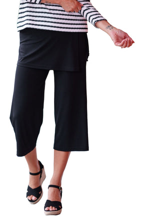 Gaucho Portefeuille ¾ pour femme par Rien ne se perd, tout se crée | Fizz Noir | Boutique Vvög, vêtements mode pour homme et femme