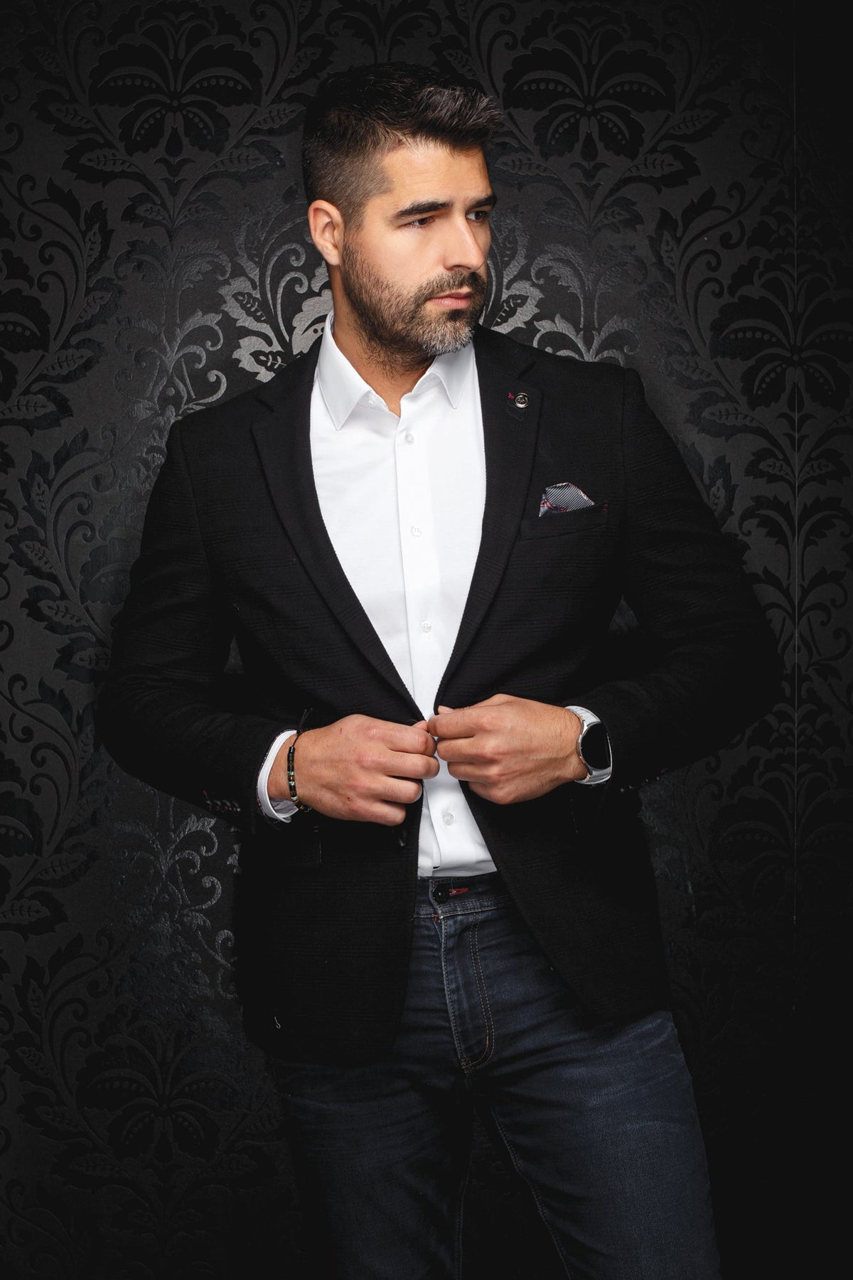 Veston pour homme par Au Noir | HAWKE Noir | Boutique Vvög, inventaire complet de la marque Au Noir