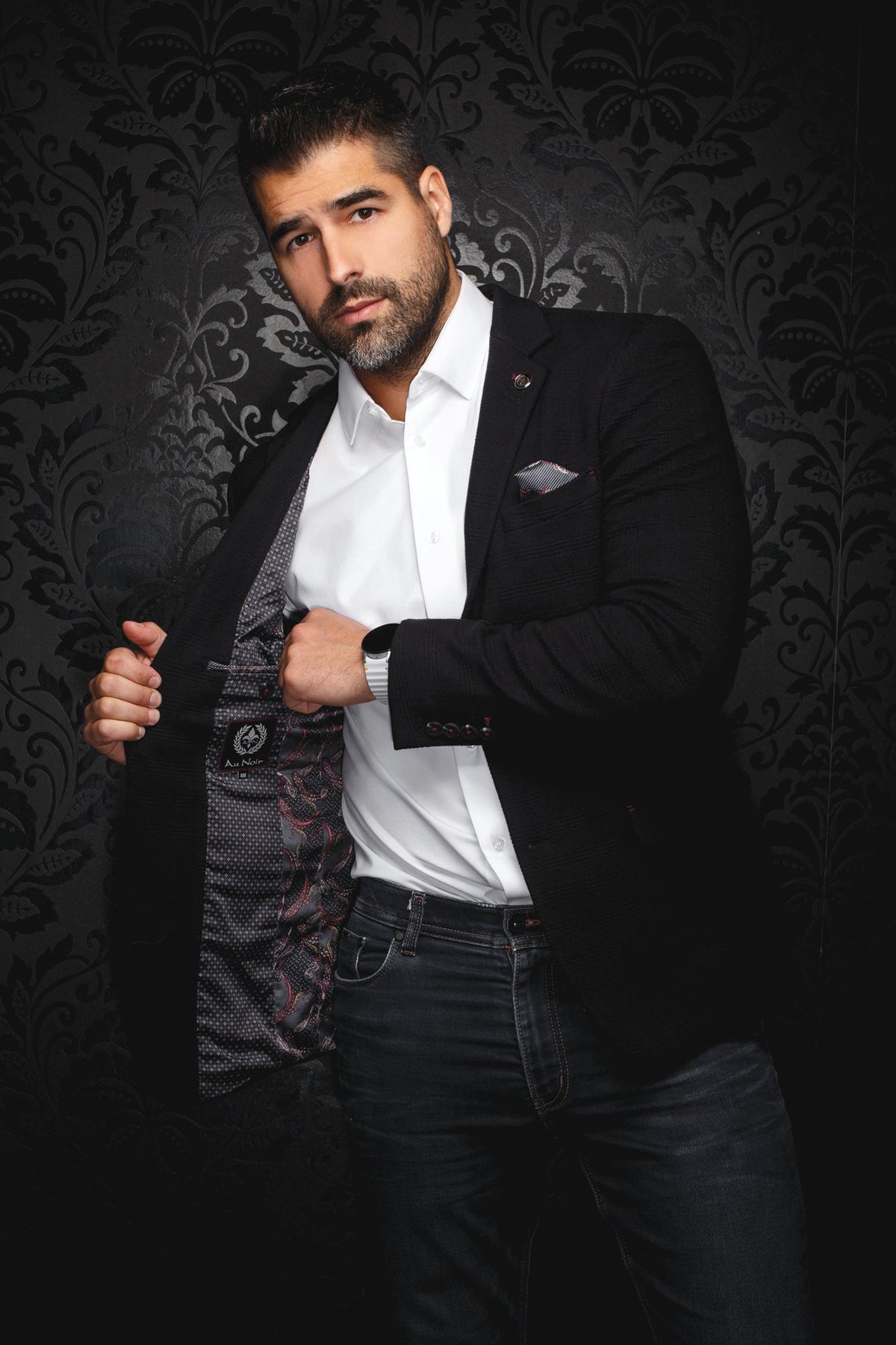Veston pour homme par Au Noir | HAWKE Noir | Boutique Vvög, inventaire complet de la marque Au Noir