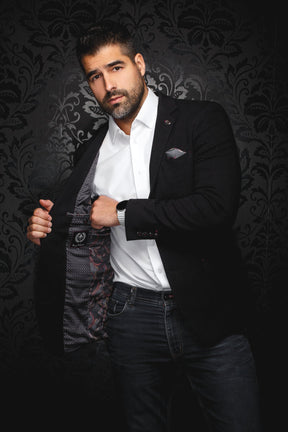 Veston pour homme par Au Noir | HAWKE Noir | Boutique Vvög, inventaire complet de la marque Au Noir