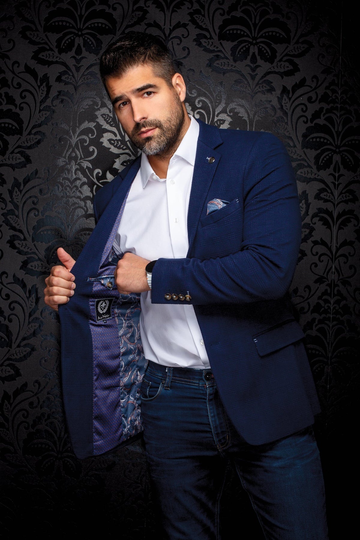 Veston pour homme par Au Noir | HAWKE Marine | Boutique Vvög, inventaire complet de la marque Au Noir