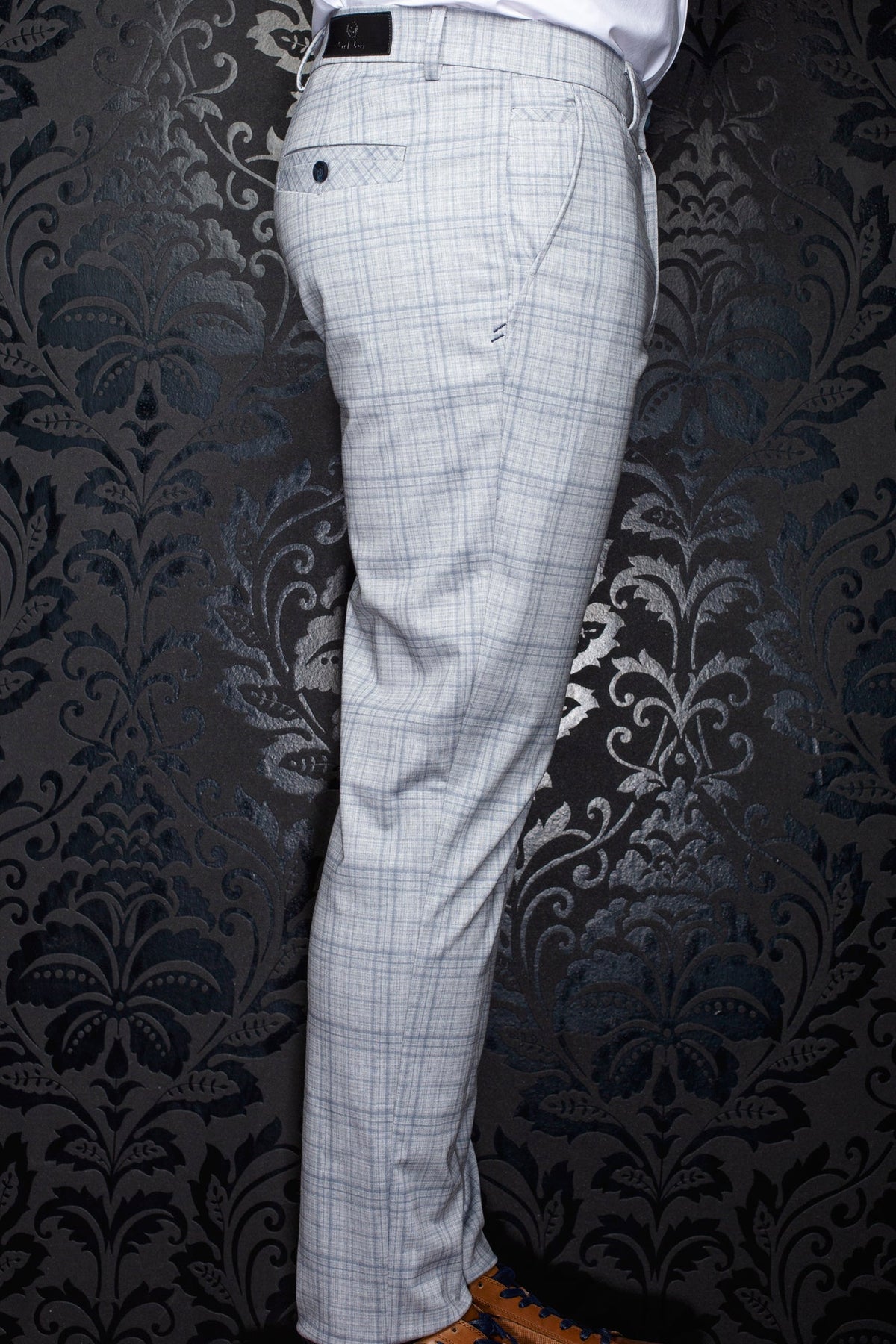 Pantalon pour homme par Au Noir | HAZE BERETTA Gris | Boutique Vvög, inventaire complet de la marque Au Noir