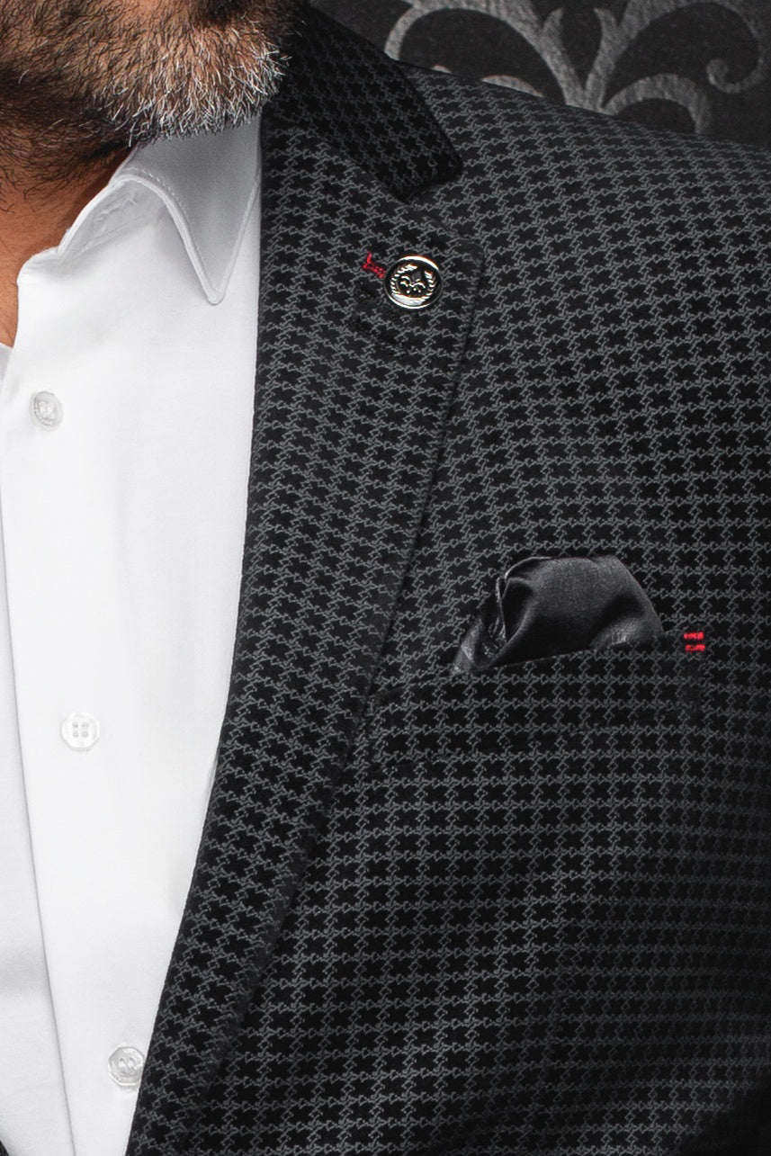 Veston pour homme par Au Noir | HEMSWORTH Noir | Boutique Vvög, inventaire complet de la marque Au Noir