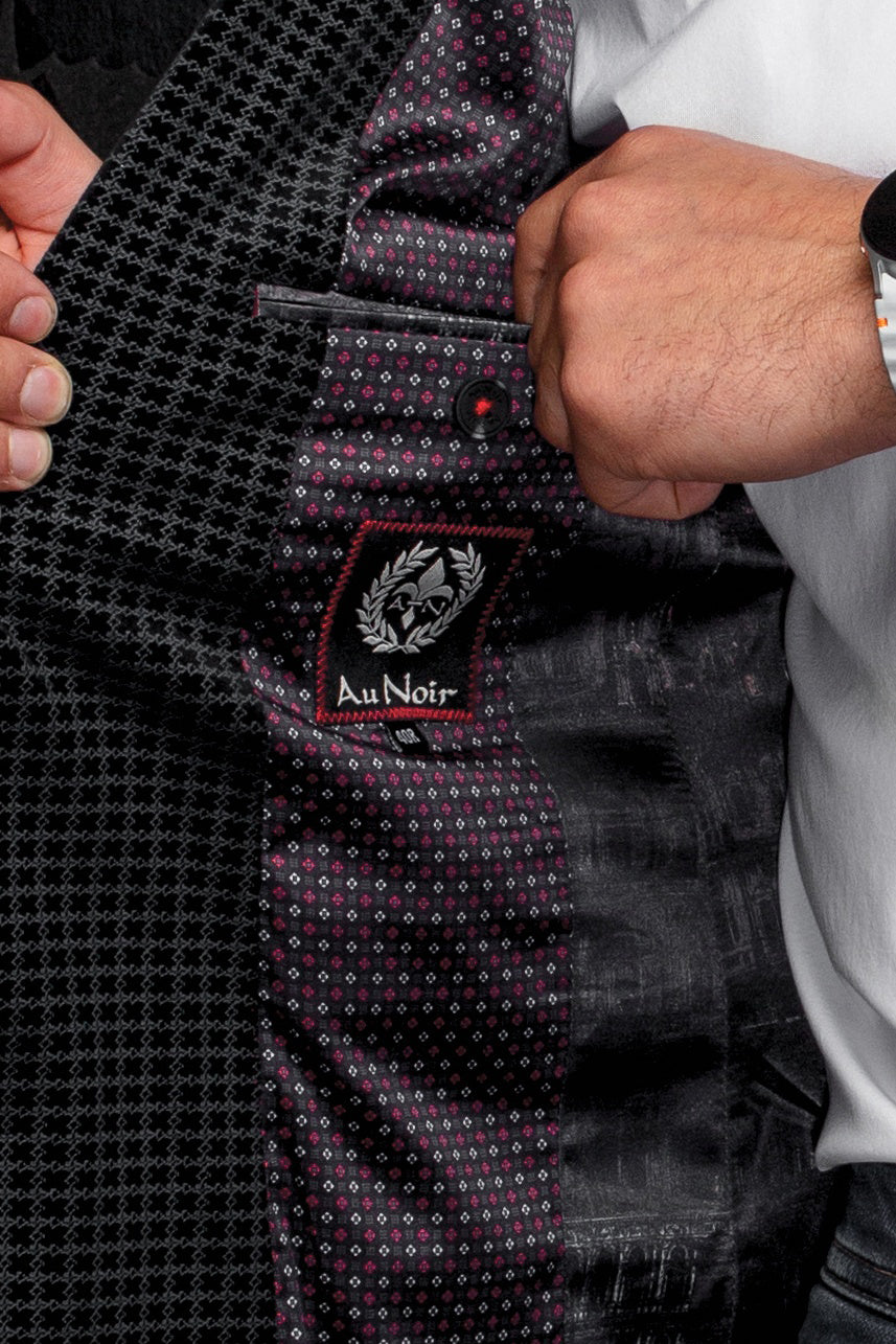 Veston pour homme par Au Noir | HEMSWORTH Noir | Boutique Vvög, inventaire complet de la marque Au Noir