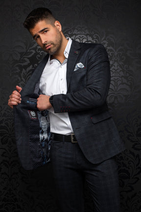 Pants for men by Au Noir | DUNLOP Charcoal | Boutique Vvög, fashion clothing for men & women