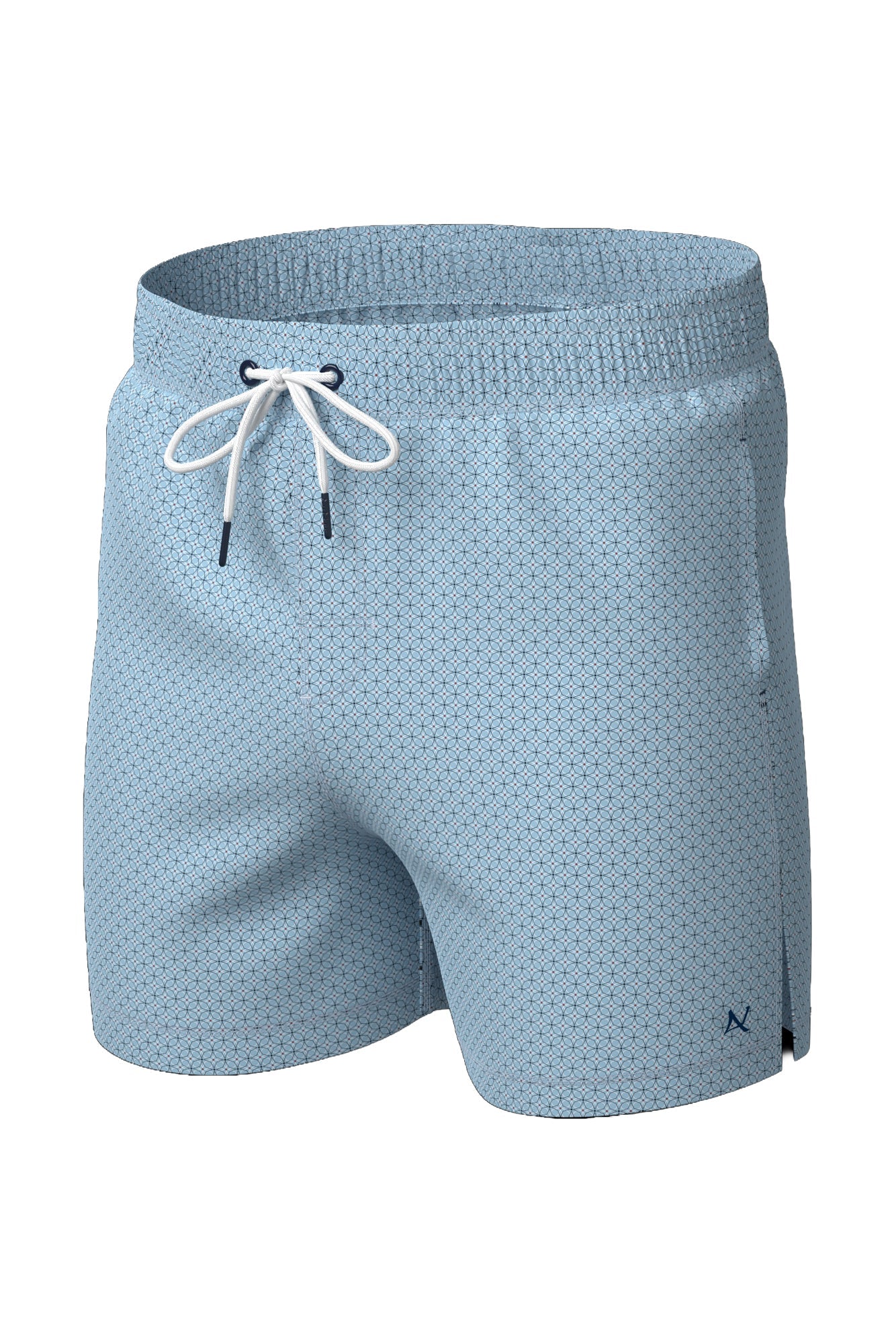 Maillot short pour homme par Au Noir | HESLOP Bleu | Boutique Vvög, inventaire complet de la marque Au Noir