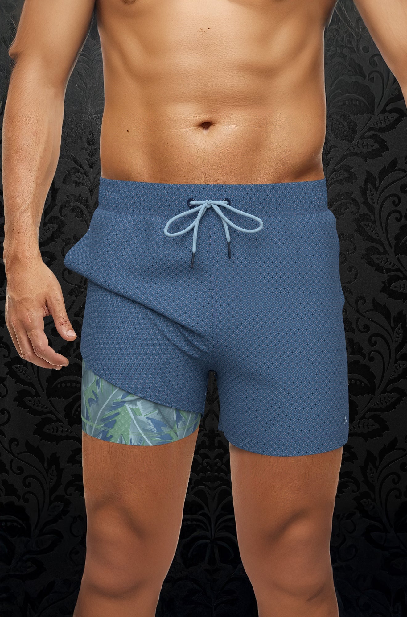 Maillot short pour homme par Au Noir | HESLOP Eau Profonde | Boutique Vvög, inventaire complet de la marque Au Noir