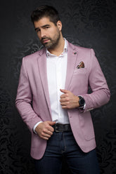 Blazer for men by Au Noir | HOFFMAN Raspberry | Boutique Vvög, complete inventory of the Au Noir brand