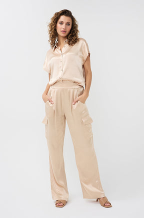 Pantalon pour femme par Esqualo | HS2410203 Or doux | Boutique Vvög, vêtements mode pour homme et femme