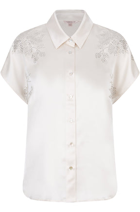 Blouse pour femme par Esqualo | HS2510204 Blanc | Boutique Vvög, vêtements mode pour homme et femme