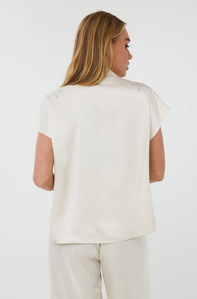 Blouse pour femme par Esqualo | HS2510204 Blanc | Boutique Vvög, vêtements mode pour homme et femme
