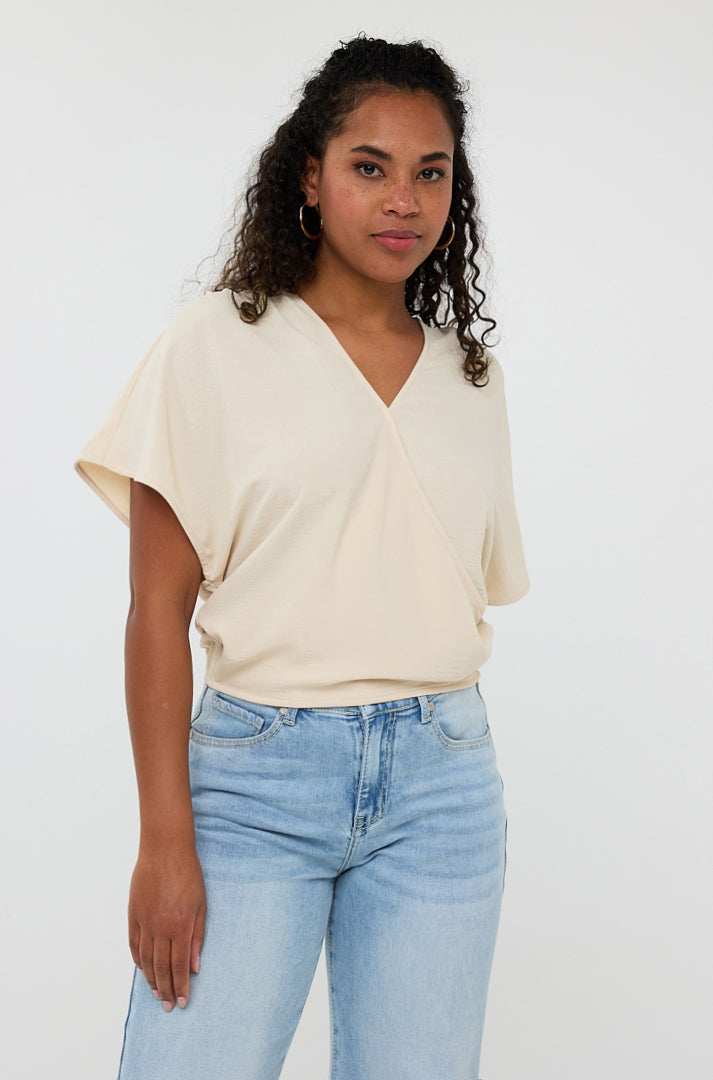 Blouse pour femme par Esqualo | HS2510218 Sable | Boutique Vvög, vêtements mode pour homme et femme