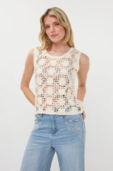 Camisole pour femme par Esqualo | HS2602205 Naturel | Boutique Vvög, vêtements mode pour homme et femme