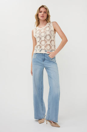 Camisole pour femme par Esqualo | HS2602205 Naturel | Boutique Vvög, vêtements mode pour homme et femme