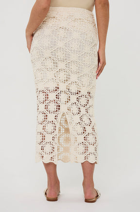 Jupe pour femme par Esqualo | HS2602206 Naturel | Boutique Vvög, vêtements mode pour homme et femme