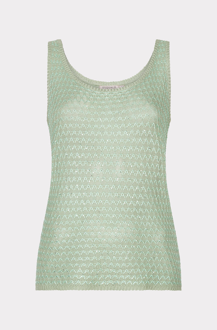Camisole pour femme par Esqualo | HS2602214 Vert Doux Clair | Boutique Vvög, vêtements mode pour homme et femme