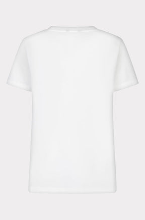 T-Shirt pour femme par Esqualo | HS2605200 Blanc Cassé Rose | Boutique Vvög, vêtements mode pour homme et femme