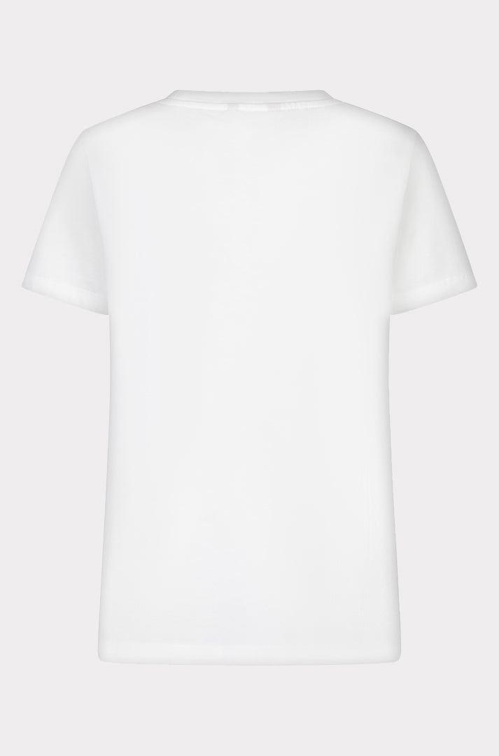 T-Shirt pour femme par Esqualo | HS2605200 Blanc Cassé Rose | Boutique Vvög, vêtements mode pour homme et femme