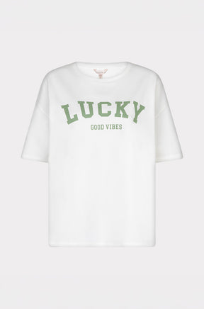 T-Shirt pour femme par Esqualo | HS2605215 Blanc Vert | Boutique Vvög, vêtements mode pour homme et femme