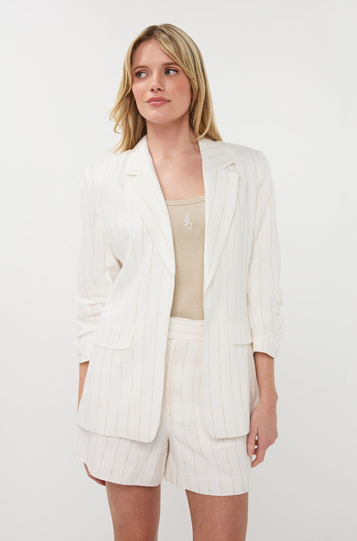 Veston pour femme par Esqualo | HS2617200 Blanc Cassé Sable | Boutique Vvög, vêtements mode pour homme et femme