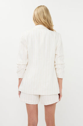 Veston pour femme par Esqualo | HS2617200 Blanc Cassé Sable | Boutique Vvög, vêtements mode pour homme et femme