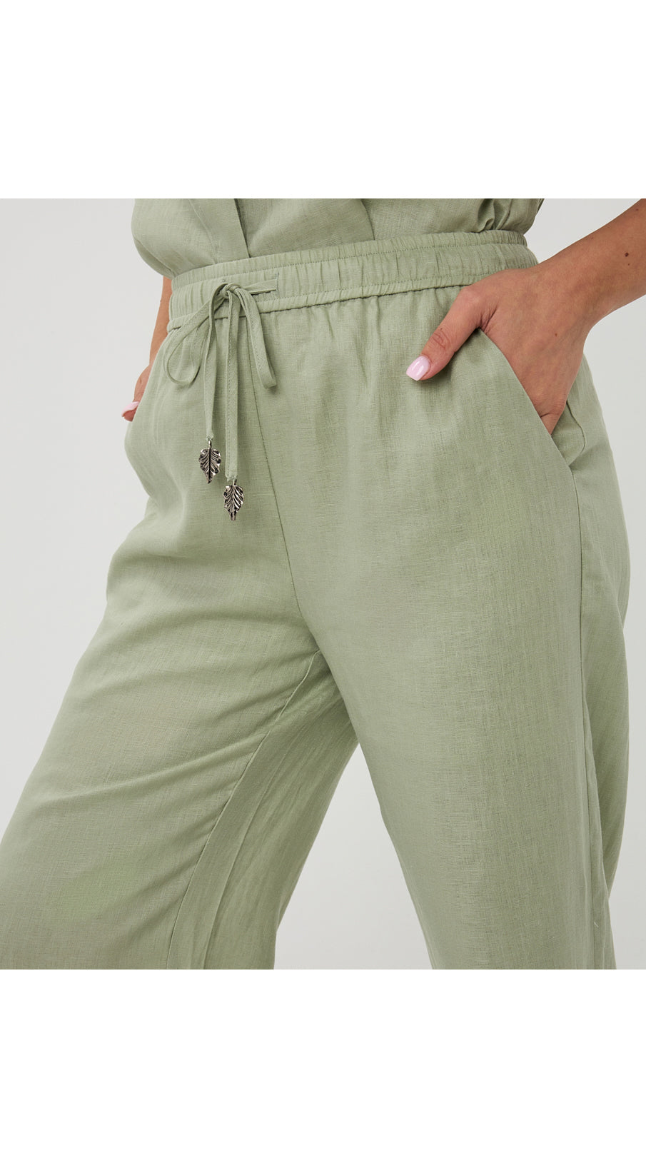 Pantalon pour femme par Esqualo | HS2628232 Vert Doux Clair | Boutique Vvög, vêtements mode pour homme et femme