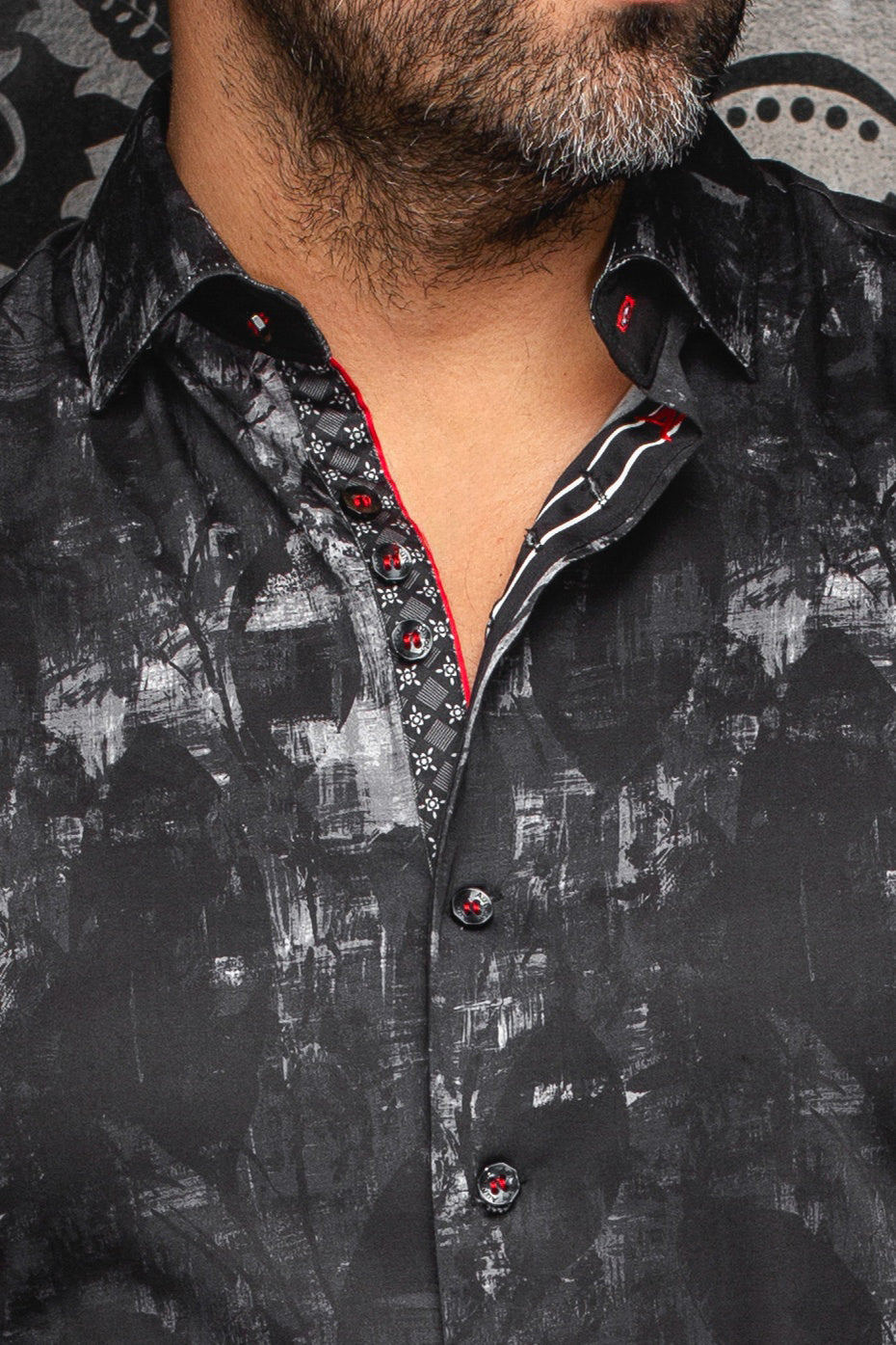 Chemise manches longues pour homme par Au Noir | JASPER Noir | Boutique Vvög, inventaire complet de la marque Au Noir