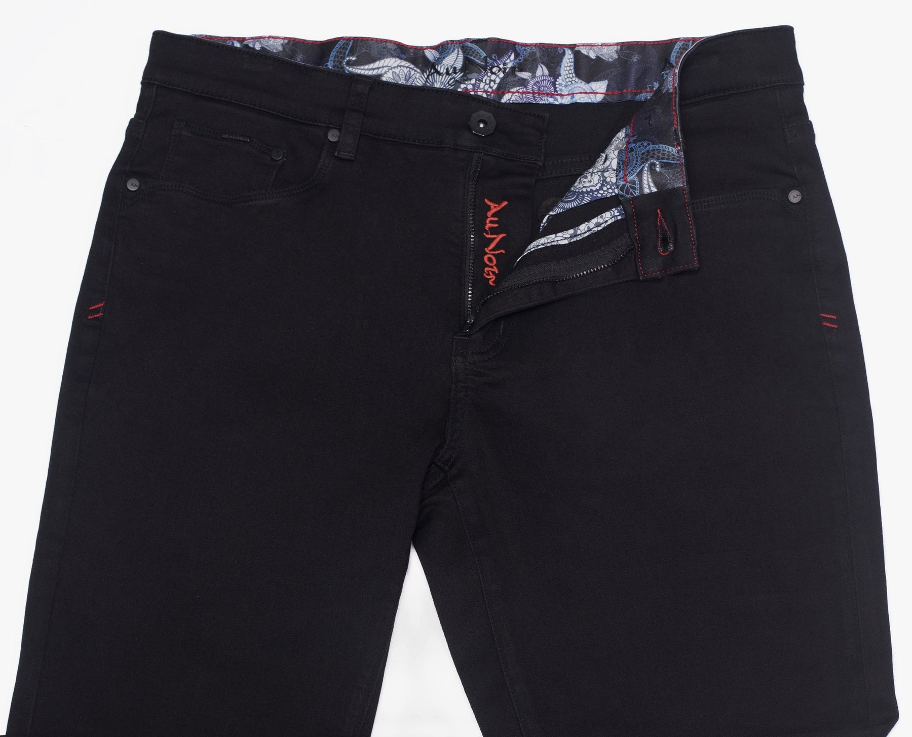 Jeans for men by Au Noir | JOHNNY-SRD Pure Black | Boutique Vvög, complete inventory of the Au Noir brand