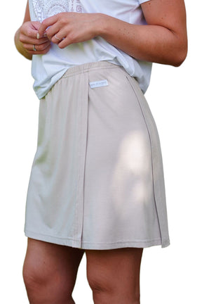Jupe-Short pour femme par Rien ne se perd, tout se crée | Cerveza Sable | Boutique Vvög, vêtements mode pour homme et femme