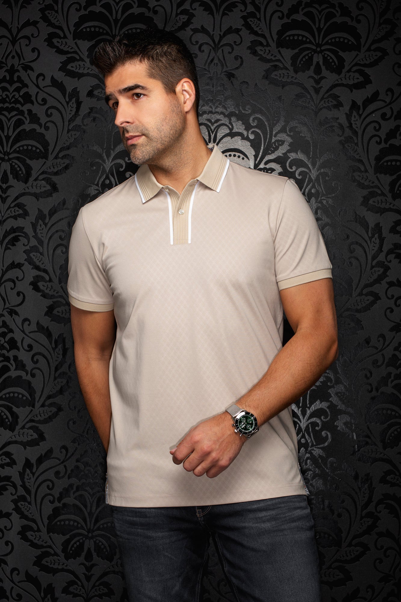 Polo pour homme par Au Noir | KAAN Pierre | Boutique Vvög, inventaire complet de la marque Au Noir