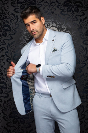 Veston pour homme par Au Noir | KAEL Bleu | Boutique Vvög, inventaire complet de la marque Au Noir